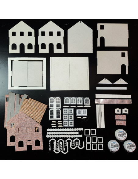 MZA Train Station Construction Kit - N Scale MZA Train Station Construction Kit - N Scale