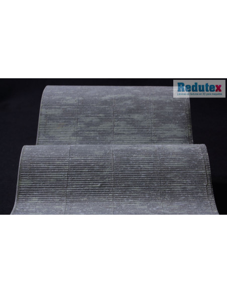 076TI121 Corrugated Tin Roof (Polychrome)