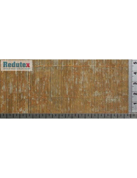 REDUTEX 076TI122  Tejado Industrial Metálico Corrugado Policromado