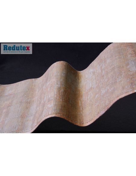 REDUTEX  076TI122 Corrugated Tin Roof polychrome