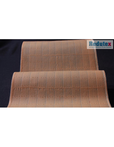 REDUTEX  076TI212  Corrugated Tin Roof Vertical
