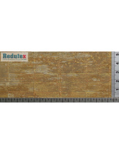 REDUTEX 076TI222 Tejado Industrial Metálico Corrugado - Vertical - Policromado