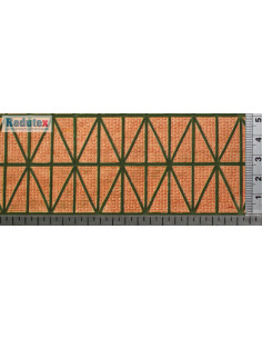 REDUTEX 087EL223 Treillis de briques croisées   polychrome