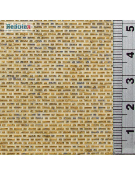 Set von 3 Stück Brick Flämischer Bond 1:76 (Polychrome)