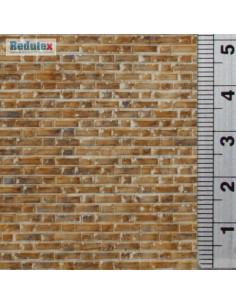 Brick Flämischer Bond 1:43  (Polychrome) Set von 4 Stück