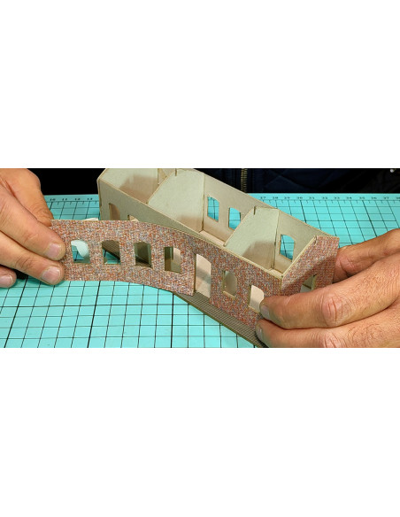 MZA Train Station Construction Kit - N Scale MZA Train Station Construction Kit - N Scale