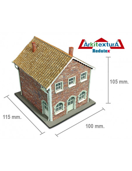 MZA Train Station Construction Kit - N Scale MZA Train Station Construction Kit - N Scale