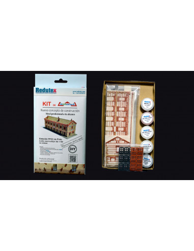 Bausatz - Bahnhof Pinto, kompatibel mit seinen 5 Zwillingsbahnhöfen der MZA-Linie.