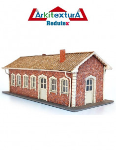 MZA Train Station Construction Kit - N Scale