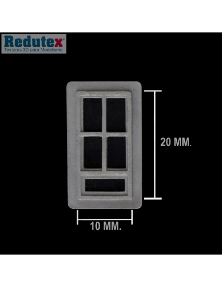 REDUTEX  Balkon Tür 03 - H0 REDUTEX  Balkon Tür 03 - H0