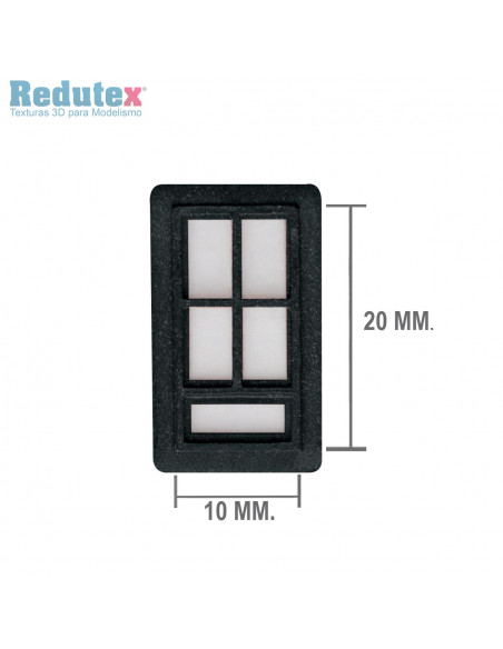 REDUTEX  Balkon Tür 03 - H0 REDUTEX  Balkon Tür 03 - H0