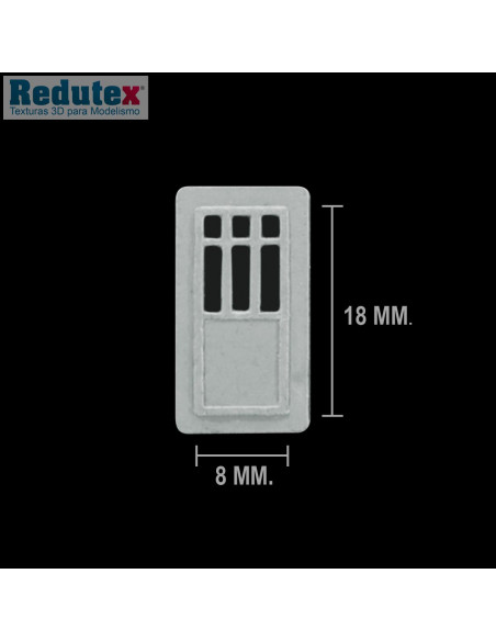 Redutex  Porte  07 - l'échelle N
