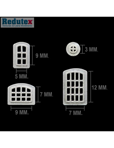 Redutex - Window 09 -  N scale Redutex - Window 09 -  N scale