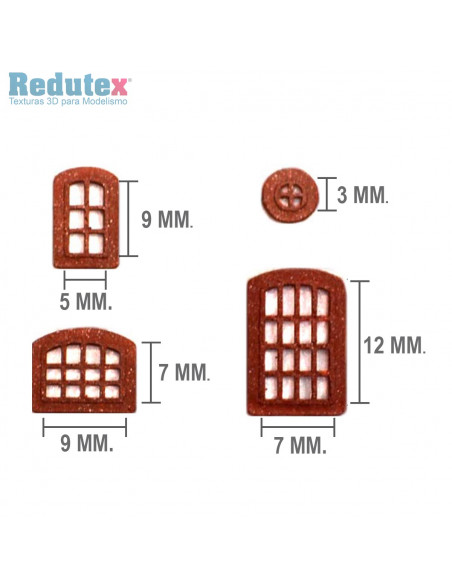Redutex - Fenster 09 - N -Skala Redutex - Fenster 09 - N -Skala
